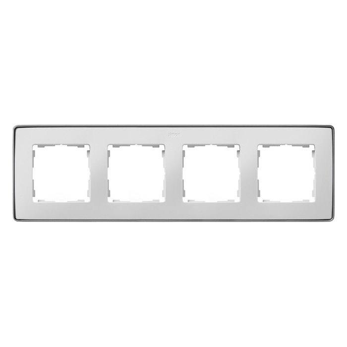 Рамка 4 поста Simon SIMON 82 DETAIL, белый, 8201640-243