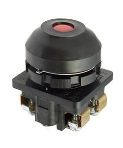 Выключатель кнопочный КЕ-081 У2 исп.2 1НО+1НЗ цилиндр 10А IP54 660В красн. Электротехник ET502359