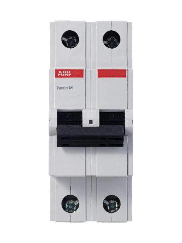 Автоматический выключатель ABB   2п C 50А 4.5кА Basic M BMS412C50  2CDS642041R0504