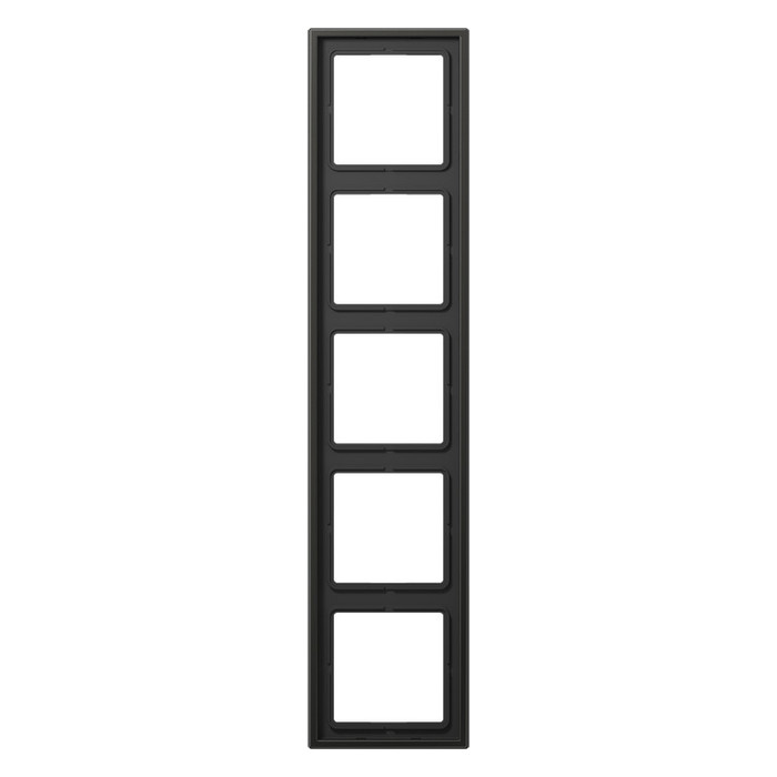 Рамка 5 постов Jung LS METAL, антрацит, AL2985AN