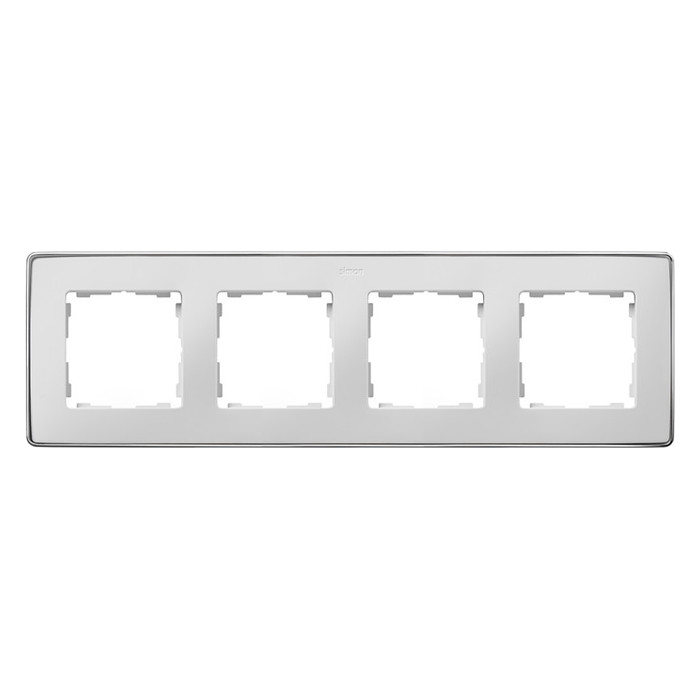 Рамка 4 поста Simon SIMON 82 DETAIL, белый, 8201640-244